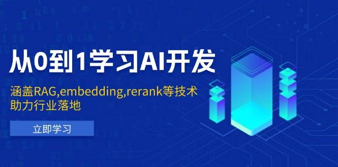从0到1学习AI开发：涵盖RAG,embedding,rerank等技术，助力行业落地-ST-智库魔方