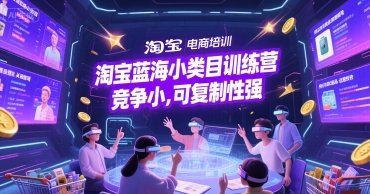 淘宝蓝海小类目训练营， 竞争小，可复制性强-ST-智库魔方
