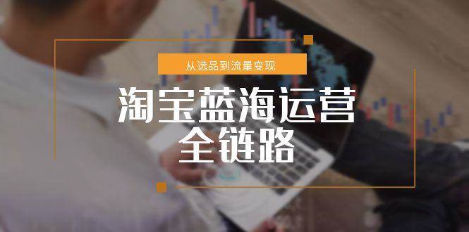 淘宝蓝海运营全链路，从选品到流量变现，小类目突围完整方案-ST-智库魔方