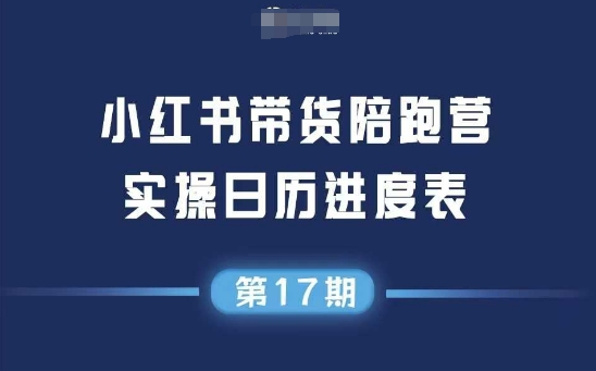 小红书第17期带货陪跑营，不囤货，无不直播，无不投流，通过选品+笔记内容+测品+笔记铺量+矩阵运营打爆款-ST-智库魔方