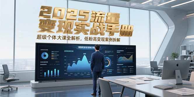 2025流量变现实战手册，超级个体大课全解析，低粉高变现案例拆解-ST-智库魔方