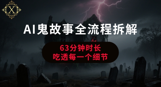 AI鬼故事从0到1全流程拆解，非常详细，全是干货-ST-智库魔方