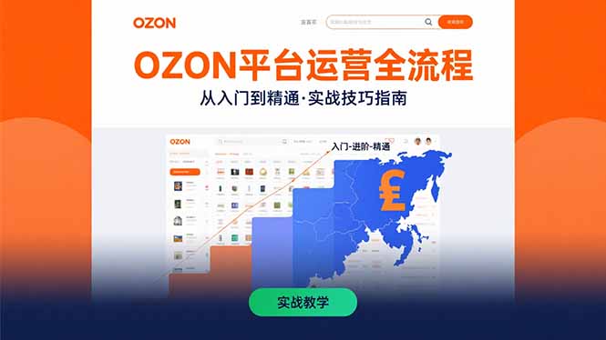 OZON平台运营全流程：快速掌握OZON从入门到精通的实战技巧-ST-智库魔方