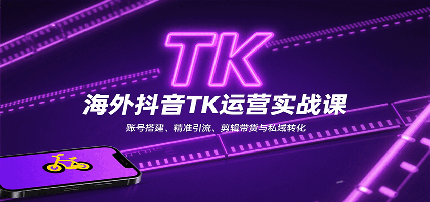 海外抖音TK运营实战课：账号搭建、精准引流、剪辑带货与私域转化-ST-智库魔方